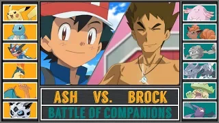 Ash vs. Brock (Pokémon Sun/Moon) - Battle of Companions