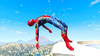 GTA 5 Spiderman Motorcycle FailsRagdolls Euphoria Ep33 Euphoria Physics, fails, jumps Euphoria Ep 33