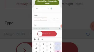 How to Place Stoploss in Zerodha | How to place sl in Zerodha in live market | #equityking #zerodha