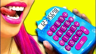 EDIBLE SCHOOL PRANKS FUNNY SKIT - HOW TO EAT CALCULATOR 【 CC available】