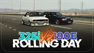 E30 325i & 190E 2.3-16V COSWORTH ROLLING GÜNÜ! | SENCE HANGİSİ GEÇER?