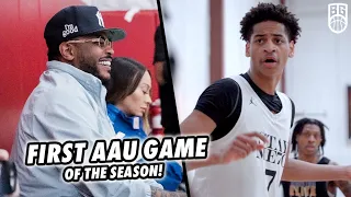Kiyan Anthony SNAPS in First AAU Game of the Season! Stay Melo Double Header Went Crazy!