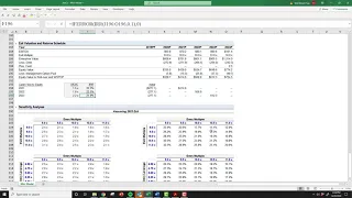 LBO Model Tutorial: Exit Assumptions & Returns Schedule (IRR / MOIC)