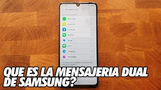 Que es la Mensajeria Dual de Samsung? Como Clonar Aplicaciones. Whatsapp, Facebook, Snapchat, Line