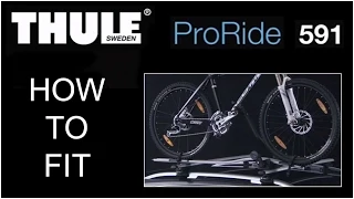 Thule ProRide 591 - Bike carrier - roof mounted