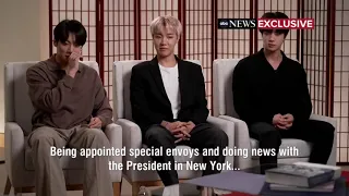 [Eng/Indo sub] BTS interview at Good morning America with President Moon 2021|BTS ABC interview 2021