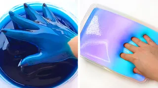 12 Hour Oddly Satisfying Slime ASMR No Music Videos - Relaxing Slime 2023