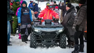 НОВЫЙ CFMOTO на ледовой битве квадроциклов. ATVARMOR ICE DAY 2024 Часть 1