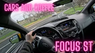 Taking my FORD FOCUS ST to Cars and Coffee [] Will it impress? [] no