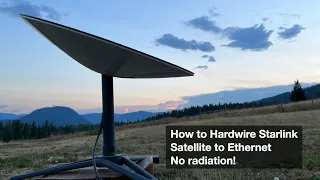 How To Hardwire Starlink Satellite to Ethernet Cable - No Radiation!