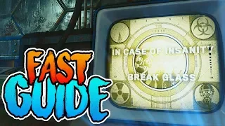 ALPHA OMEGA - ROUND 200 INSANITY MODE EASTER EGG GUIDE (Black Ops 4 Zombies Tutorial)