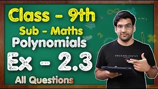 Class 9 Maths, Ex 2.2, Q1 to Q4 || Chapter 2 (Polynomials) || NCERT || MKR