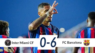 Inter Miami vs FC Barcelona 0-6 All Goals & Highlights | Resumen y goles