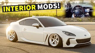 Bagged 2022 Subaru BRZ Gets CARBON FIBER Mod!