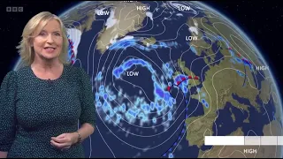 BBC Breakfast Weather with Carol Kirkwood | 24/10/2022