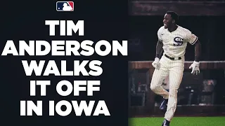 HOLLYWOOD ENDING! Tim Anderson walks it off at MLB at Field of Dreams!