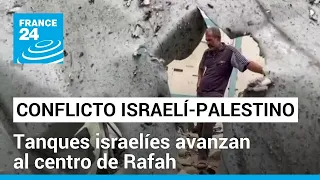 Tanques israelíes bombardean el centro de Rafah y engrosan la lista de palestinos asesinados