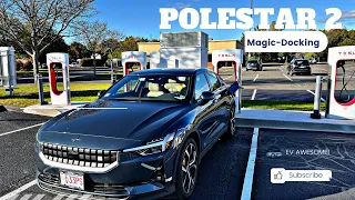 Tesla Magic Dock Meets Polestar 2: Charging Showdown in Enfield, CT!