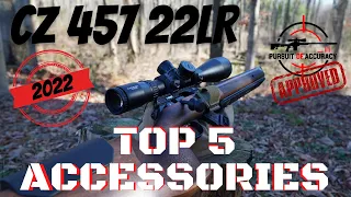 CZ 457 22LR TOP 5 ACCESSORIES (THE REAL DEAL)