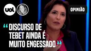 Simone Tebet no Jornal Nacional: Senadora parecia mais à vontade na CPI da Covid, diz Mariliz