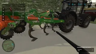 Farming Simulator 22 на PS5.  Ничейная Земля. переезд. перевозка техники на новую базу. серия 13