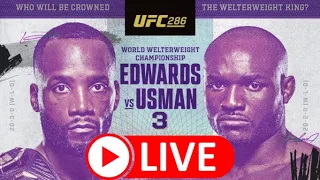 🔴UFC 286 LIVE Kamaru Usman vs Leon Edwards 3 LIVESTREAM COMMENTARY