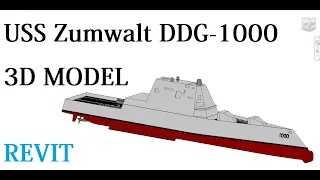 Revit Family creating USS Zumwalt DDG 1000