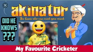 Can Akinator tell my favourite cricketer???|Akinator gameplay