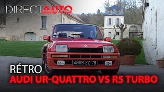 AUDI UR-QUATTRO vs R5 TURBO : On refait le match !