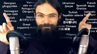 How to Say Thank You in 50 Languages - 50k Subs Special (ASMR Whispers)