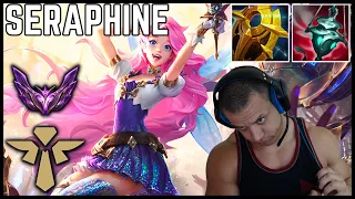 ✨ Tyler1 HOW DO I PLAY THIS CHAMP? | Seraphine Support Full Gameplay | Season 14 ᴴᴰ