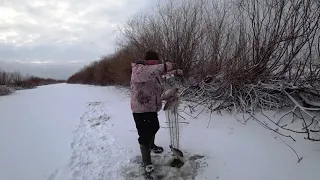 Эта снасть ловит везде . Рыбалка в Сибири