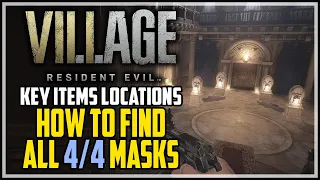Four Angel's Busts Resident Evil 8 Village - All Mask of The Angels