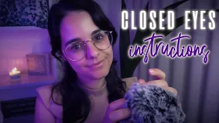 ASMR EYES CLOSED Follow my instructions 🌙 w/ GUIDED IMAGERY for SLEEP