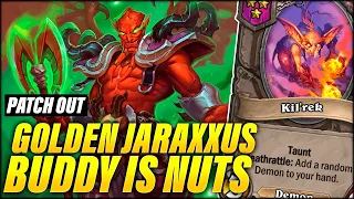 The Golden Jaraxxus Buddy is Nuts | Dogdog Hearthstone Battlegrounds