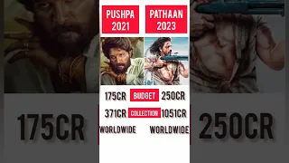 Pushpa Vs Pathan Movie Box Office Collection Comparison #trending #viral #shorts #pathan #pushpa