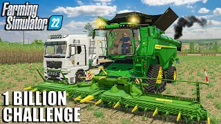 SUGARCANE HARVEST and LOAD with John Deere X9 | BROKE to $1 BILLION | Farming Simulator 22