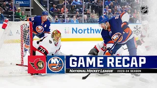 Senators @ Islanders 3/16 | NHL Highlights 2024