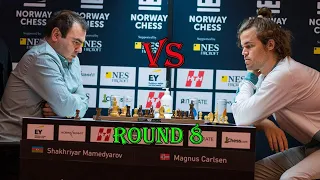 Shakhriyar Mamedyarov vs Magnus Carlsen || Norway Chess 2023 - R8