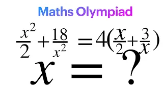 Olympiad Math Question | How to solve for x from given bi- quadratic equation by substitution ?