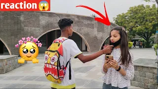 Face Removing Mask on cute Girl's🤣| mk pranks |