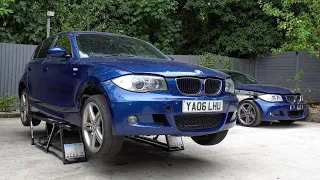 Transforming a Destroyed BMW 130i in 18 Minutes!