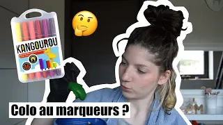 Une coloration avec des marqueurs ?????