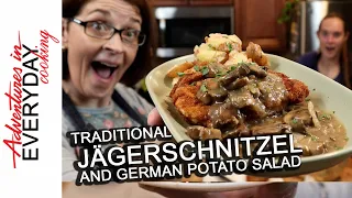 I'm not German, but Jager Schnitzel and Potato Salad are!