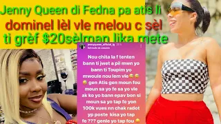 Jenny Queen di Fedna pa atis li dominel lèl/melou c grèf $20sèlman lika mete/dorothy di Jenny mèsi