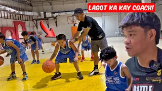 TINUTUKAN NI COACH SI ANDRAKE ! (LAGOT KA CROW)