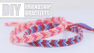 DIY Chevron Friendship Bracelets | Easy Tutorial for Beginners