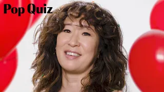 Killing Eve Star Sandra Oh Plays Pop Quiz | Marie Claire