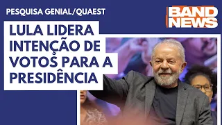 Lula lidera intenção de votos para a presidência