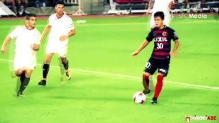 Hiroki Abe against three Sevilla soccer players! | Amazing Skill | Wonderkid |